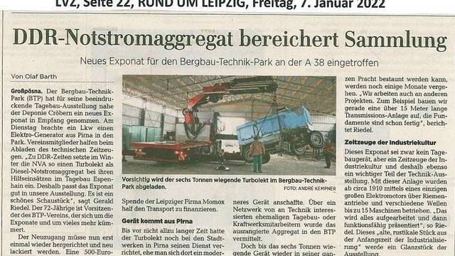 s_lvz-7-jan-2022 Bergbau-Technik-Park – Pressespiegel